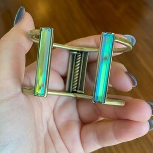 Kendra Scott Gavin Cuff Bracelet in Dichroic Glass